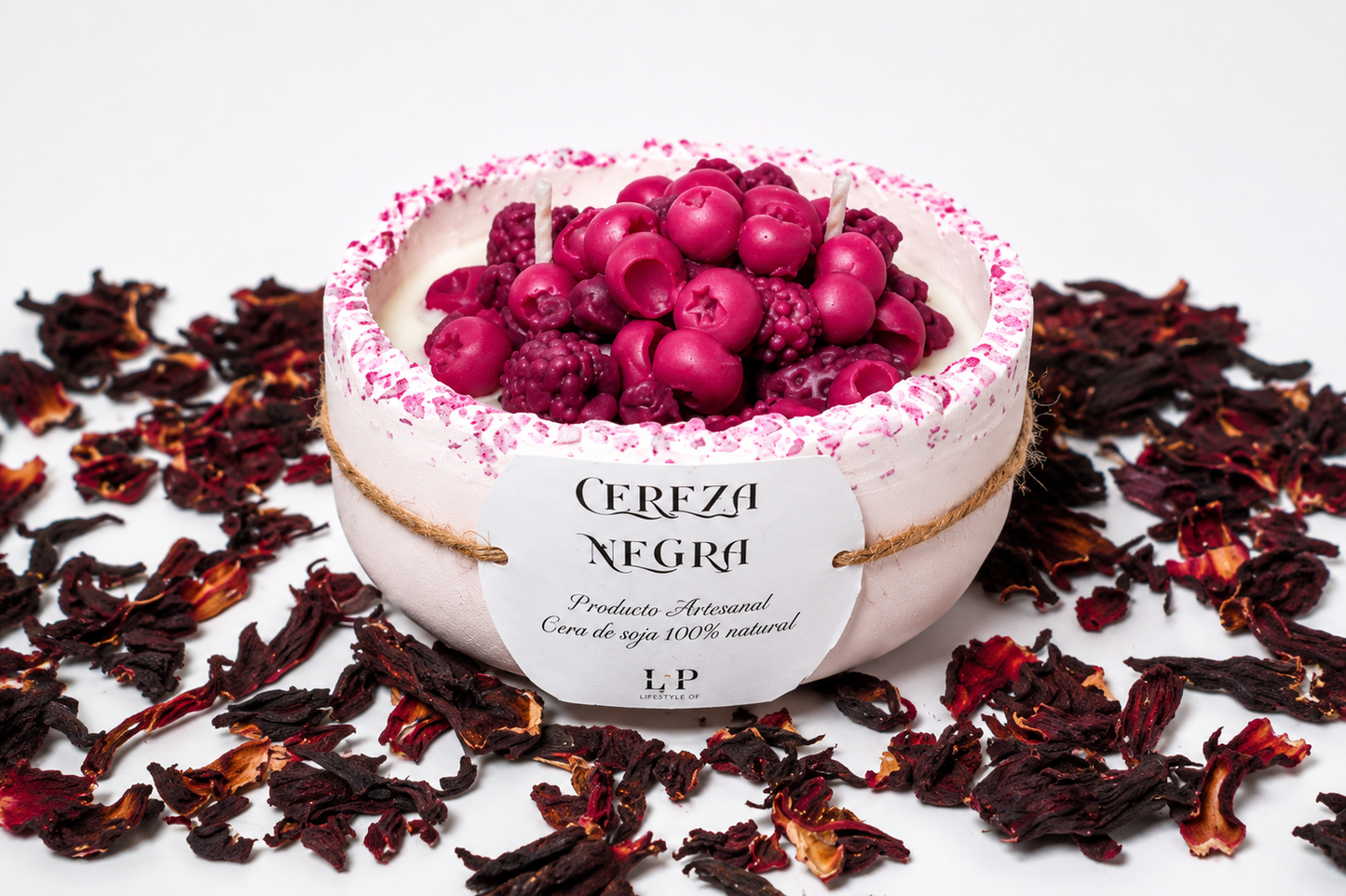 Vela Cereza Negra