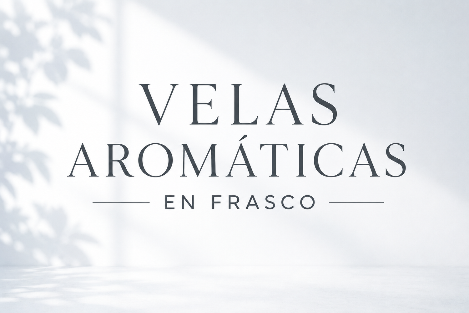 Velas Aromáticas Frasco