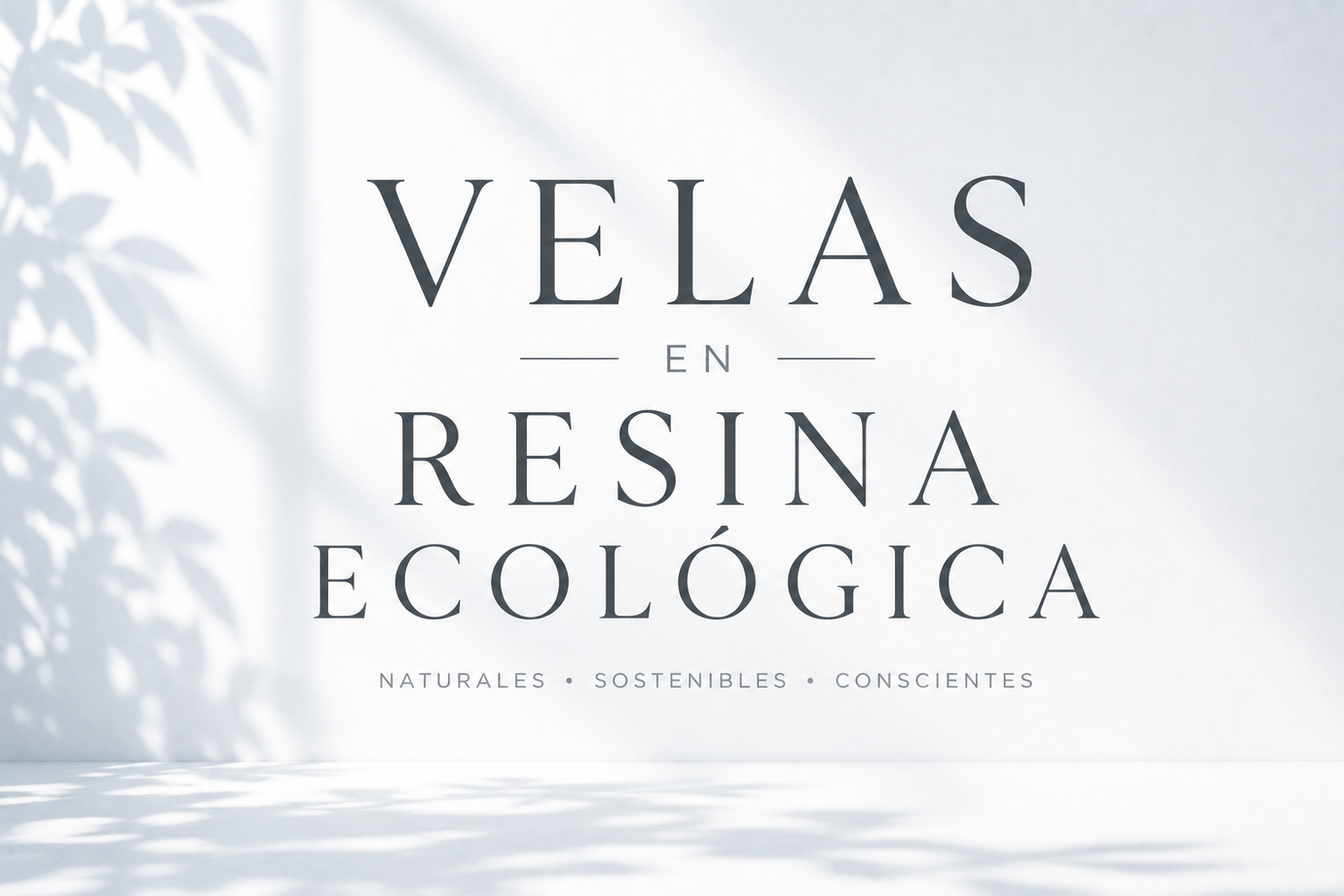 Velas en Resina Ecológica