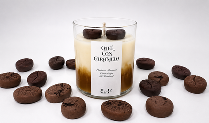 Vela Café con Caramelo
