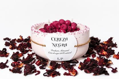 Vela Cereza Negra