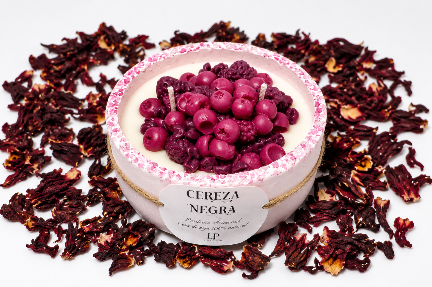 Vela Cereza Negra