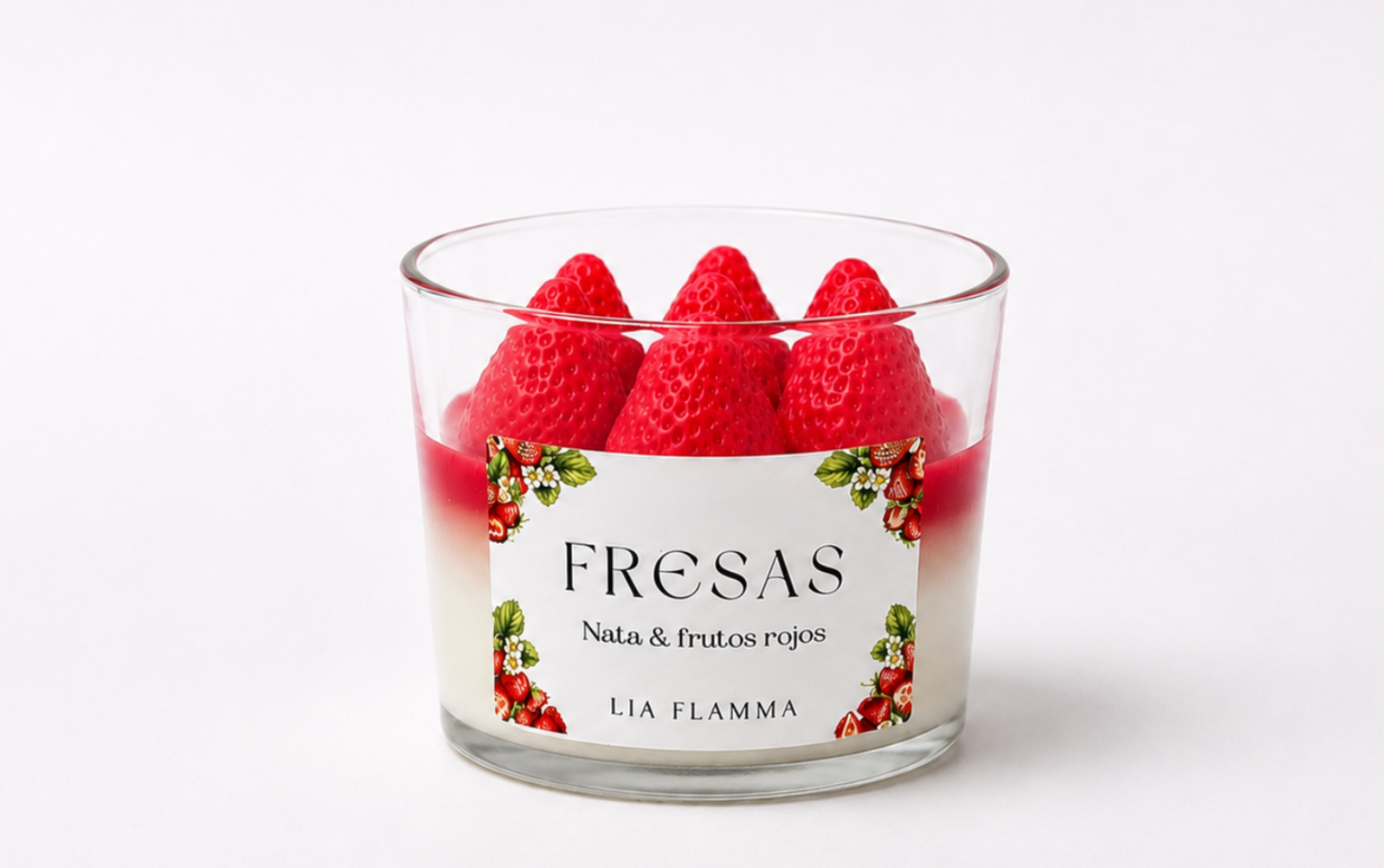 Vela Fresas nata