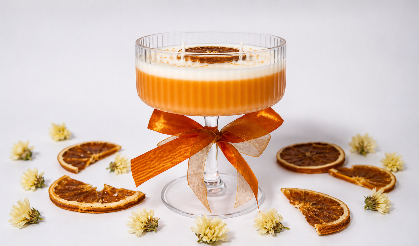 Vela Cóctel Naranja Especiada