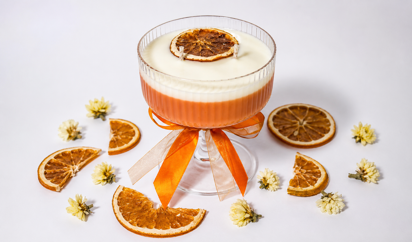 Vela Cóctel Naranja Especiada