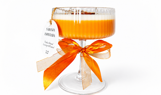 Vela Cóctel Naranja Especiada