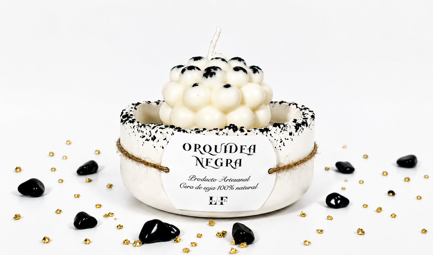 Vela Orquídea Negra