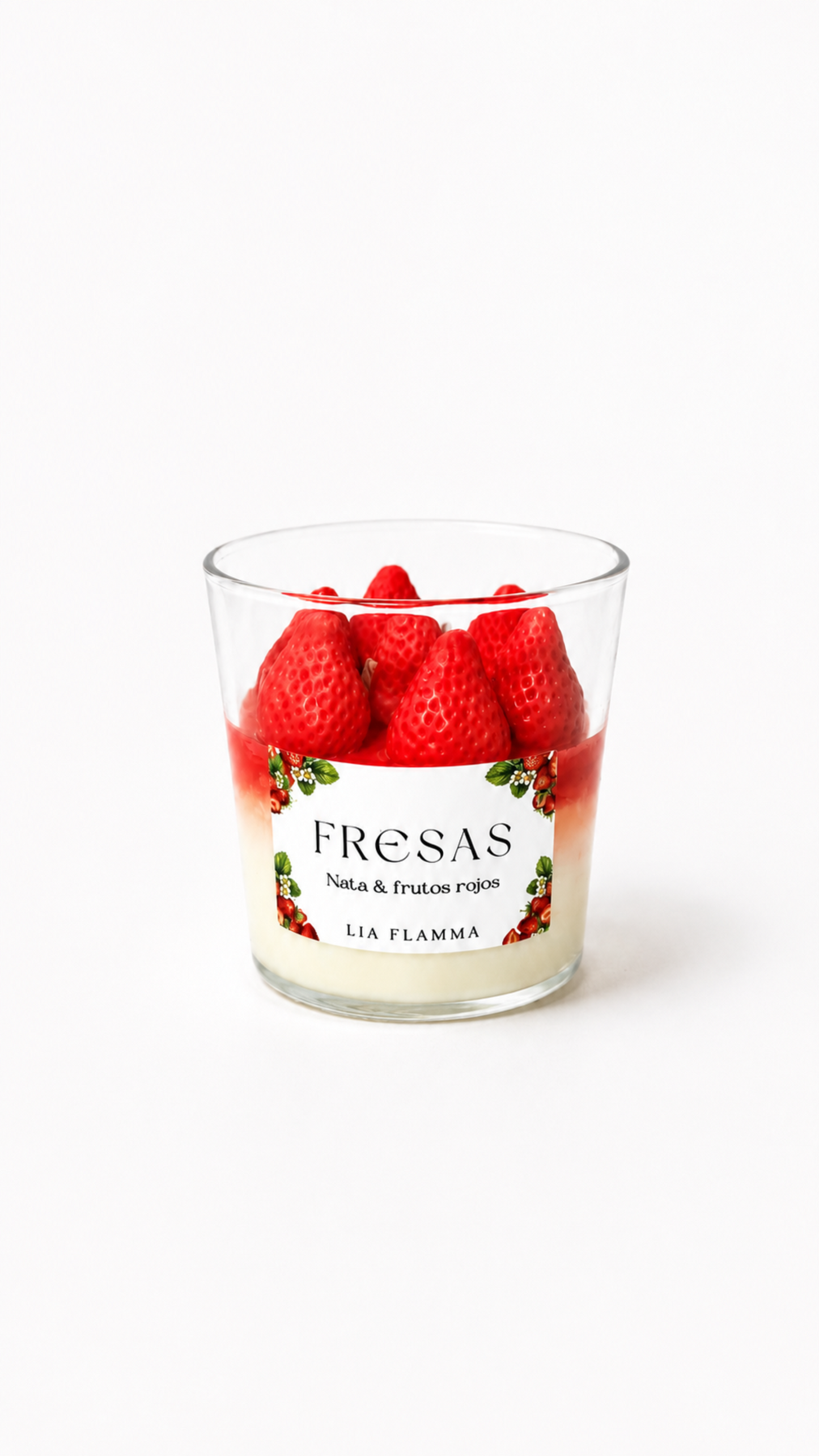 Vela Fresas y Nata